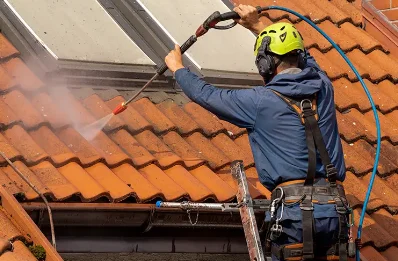 Démoussage et hydrofuge de toiture à Orliac